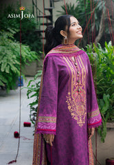 Asim Jofa Prints Unstitched Drop 2 Ajuub-30 Printed Lawn 3 Pc