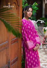 Asim Jofa Prints Unstitched Drop 2 Ajuub-33 Printed Lawn 3 Pc