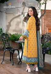 Asim Jofa Prints Unstitched Drop 2 Ajuub-23 Printed Lawn 3 Pc