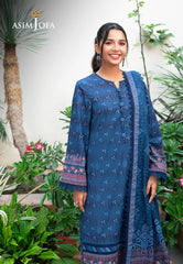 Asim Jofa Prints Unstitched Drop 2 Ajuub-37 Printed Lawn 3 Pc