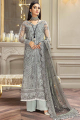 Amiraa by Farasha Unstitched 3 Piece Luxury Net Collection'2022-01-Esmeralda