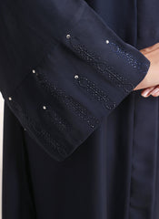 Hijab Ul Hareem Elegant Stone Work Abaya | 0116-C-1105