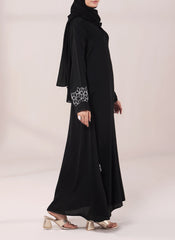 Hijab Ul Hareem Cube Pattern Embroidery Abaya | 0116-E-1110