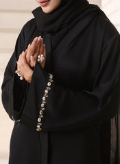 Hijab Ul Hareem Crystal Bloom Nida Abaya | 0116-J-1078
