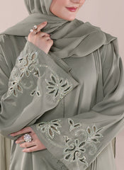 Hijab Ul Hareem Luna Luxe Hand work Abaya | 0116-J-1106