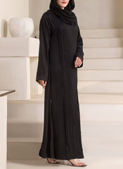 Hijab Ul Hareem Stylish Cuts Stone Work Abaya | 0116-RC-1113