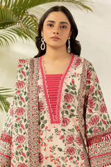 Zellbury Unstitched 3 Piece Lawn Vol-04 Suit-WUS26X30489