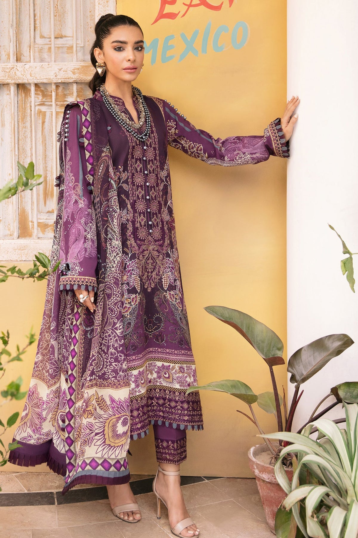 Gulaal Unstitched 3 Piece Lawn Vol-02 Collection'2023-01-Mireia