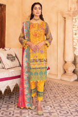 Mahee's by Riaz Arts Unstitched 3 Piece Emb Staple Slub Suit-SS-01