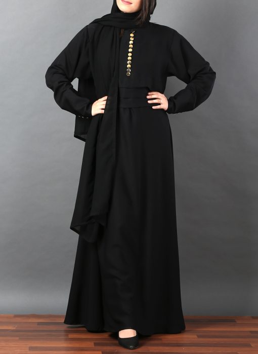 Hijab Ul Hareem Arabis Designer Abaya 0120-R-A371