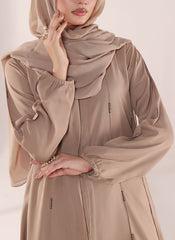 Hijab Ul Hareem Desert Glow Stone Work Nida Abaya | 0116-RC-1106