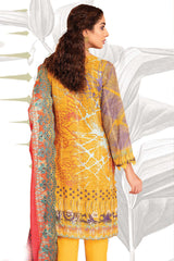 Mahee's by Riaz Arts Unstitched 3 Piece Emb Staple Slub Suit-SS-01