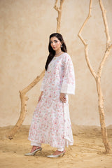 Threads & Weaves Stitched 3 Piece Emb Lawn Suit-BL26105
