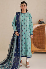 Zellbury Unstitched 2 Piece Lawn Vol-04 Suit-WUS26X20922