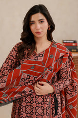 Zellbury Unstitched 2 Piece Lawn Vol-04 Suit-WUS26X20862