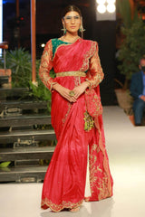 Zehnaseeb By Zaaviay Unstitched Kesariya