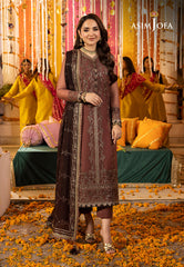 Asim Jofa Dastaan Ajda-14 Embroidered Chiffon 3 Pcs