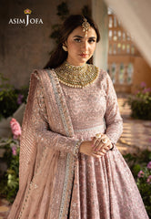 Asim Jofa Khwab-e-Naubahar Ajnb-06 Embroidered Chiffon 2 Pcs