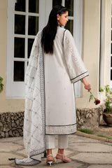 Zarif Unstitched 3 Piece Emb Lawn Summer Suit-ZF-01-Linnea