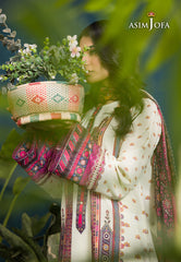 Asim Jofa Gul Rung Pret Collection Ajgr-13 Printed Swiss Lawn 3 Pcs