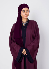 Abaya.Pk Pristine Plum Abaya