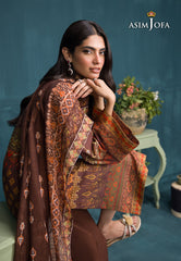 Asim Jofa Gul Rung Pret Collection Ajgr-18 Printed Swiss Lawn 3 Pcs