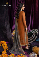 Asim Jofa Dastaan Ajda-15 Embroidered Chiffon 3 Pcs