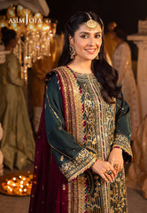 Asim Jofa Shehnai Festive Ajsh-20 Embroidered Raw Silk 3 Pcs