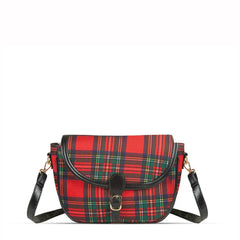 Imperial Tartan women's crossbody bag in tan by Bag X