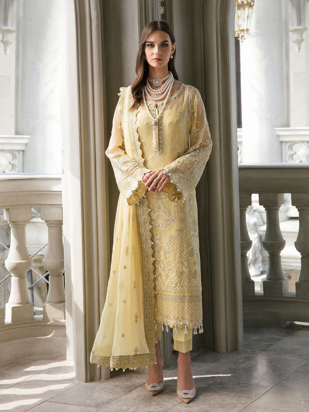 Gulaal Unstitched 3 Piece Emb Chiffon Eid Collection'2023-Sahar 04