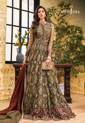 Asim Jofa Designers Limited Edition Ajled-06 Embroidered Stitched 3 Pcs