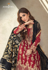 Asim Jofa Limited Edition Vol-1 2021 Ajle-11 Embroidered Silk 3 Pcs