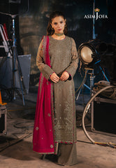 Asim Jofa LUXURY FESTIVE DROP 2 Ajlf-06 Embroidered Chiffon 3 Pcs