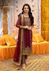 Asim Jofa Dastaan Ajda-20 Embroidered Chiffon 3 Pcs