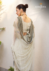 Asim Jofa Mera Haseen Jora - RTW Ajjh-09 Embroidered Poly Net 3 Pcs