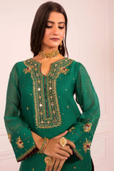 Soughaat By Zaaviay Stitched Henna (Two Piece)