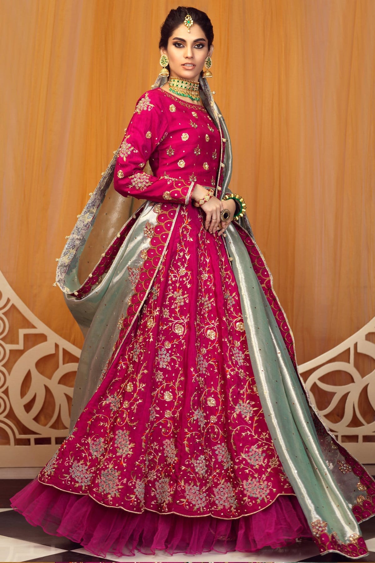 Zehnaseeb By Zaaviay Unstitched Gulaab