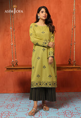 Asim Jofa Tara Sitara Ajtm-07 - 2 Pcs Embroidered Self Jacquard 2 Pcs