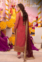 Asim Jofa Dastaan Ajda-23 Embroidered Chiffon 3 Pcs