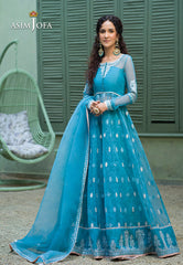 Asim Jofa Festive Jashn Ajfc-43 Embroidered Organza 3 Pcs
