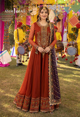 Asim Jofa Dastaan Ajda-19 Embroidered Chiffon 2 Pcs