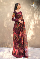 Asim Jofa Limited Edition Vol-1 2021 Ajle-07 Embroidered Organza 3 Pcs