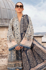 M Prints By Maria B Unstitched 3 Piece Cambric Fall Edit Suit-MPT-2302-A