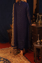 Azure Unstitched 3 Piece Luxe Festive Formals Eid Suit-02-Aqua Serene
