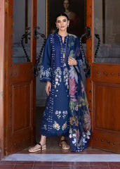 Bloom By Saira Shakira Unstitched 3 Piece Luxury Lawn Suit-02-B-Hanging Gardens