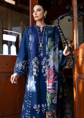Bloom By Saira Shakira Unstitched 3 Piece Luxury Lawn Suit-02-B-Hanging Gardens