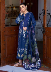 Bloom By Saira Shakira Unstitched 3 Piece Luxury Lawn Suit-02-B-Hanging Gardens