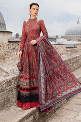 M Prints By Maria B Unstitched 3 Piece Cambric Fall Edit Suit-MPT-2302-B