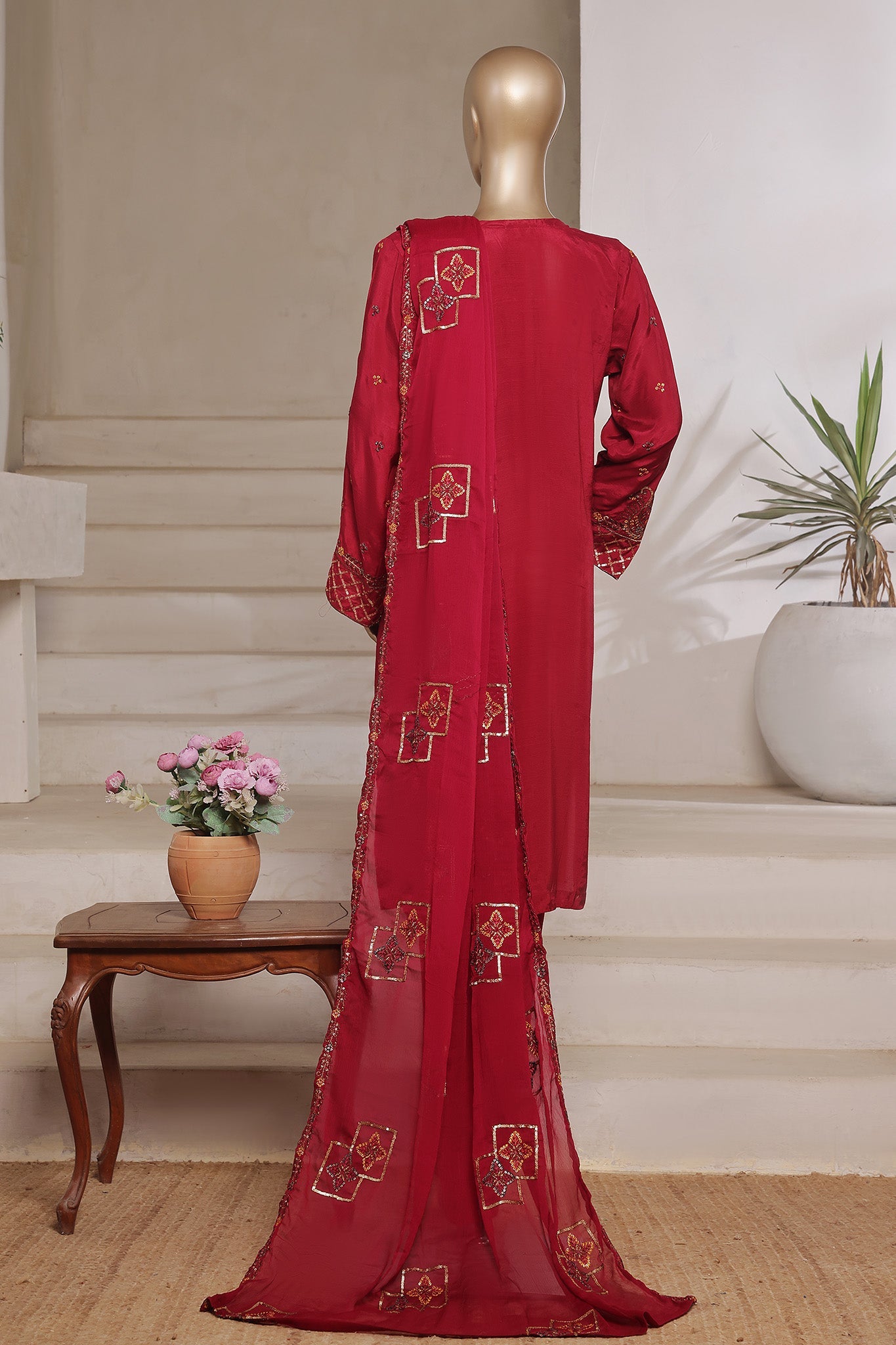 Khombi Stitched 3 Piece Luxury Formals Collection'2025-175-M