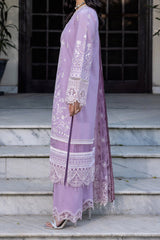Bahaar by Farasha Unstitched 3 Piece Emb Lawn Suit-02-Lilac Florine